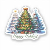 Kerstboom sticker (Voorkant)