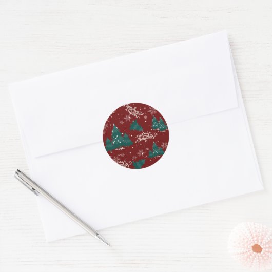 Kerstboom Sticker (Envelop)