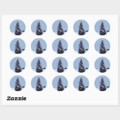 Kerstboom stickers (Vel)