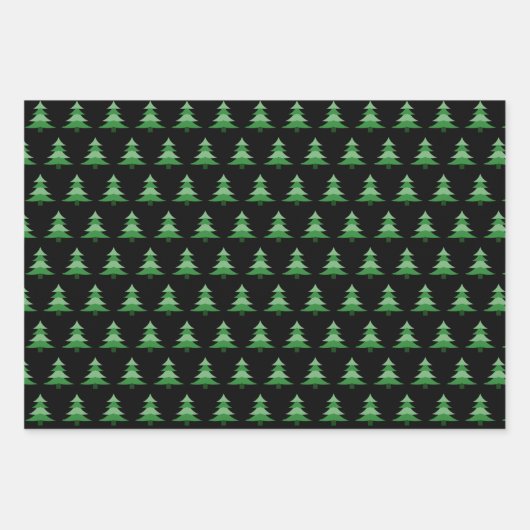 Kerstboom  stijl Wrapping Craft Paper (Voorkant 3)