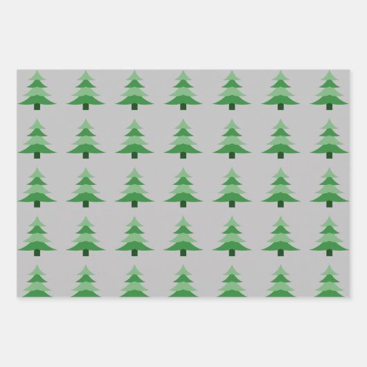 Kerstboom  stijl Wrapping Craft Paper (Voorkant 2)