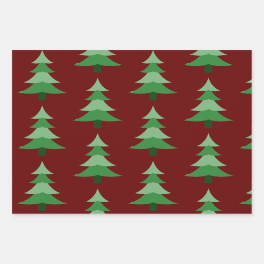 Kerstboom  stijl Wrapping Craft Paper (Voorkant)
