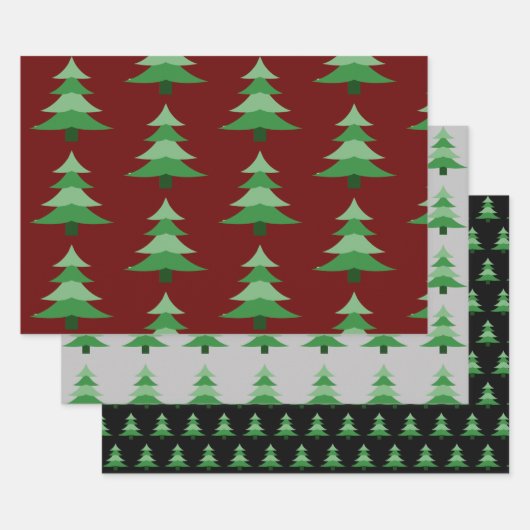 Kerstboom  stijl Wrapping Craft Paper (Set)