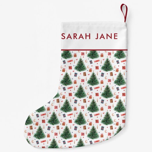 kerstboom stoppen kleine kerstsok (Achterkant)