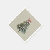 Kerstboom Strik Coquette Kerstmis Servet (Hoek)