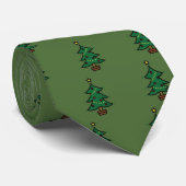 kerstboom stropdas (Opgerold)