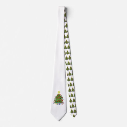 kerstboom stropdas (Voorkant)