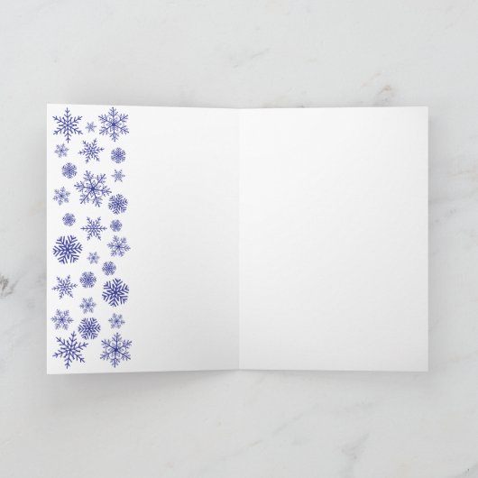 Kerstboom Synthwave Aurora Borealis Feestdagen Kaart (Binnen)