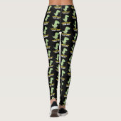 kerstboom T Rex Dinosaur Funny Gift Leggings (Achterkant)