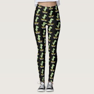 kerstboom T Rex Dinosaur Funny Gift Leggings
