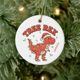 Kerstboom T-Rex Grappige Dinosaur Kerst Ornament C