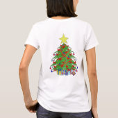 Kerstboom T-shirt (Achterkant)