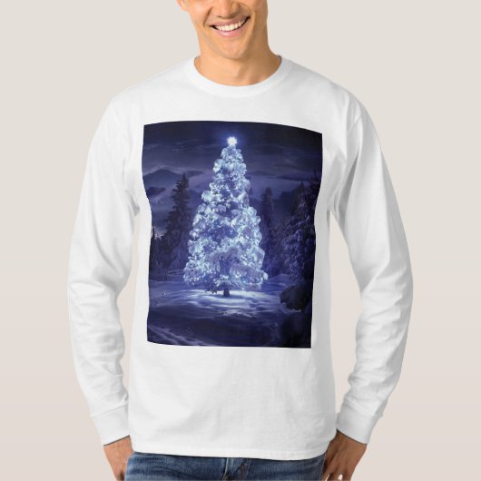 kerstboom t-shirt (Voorkant)
