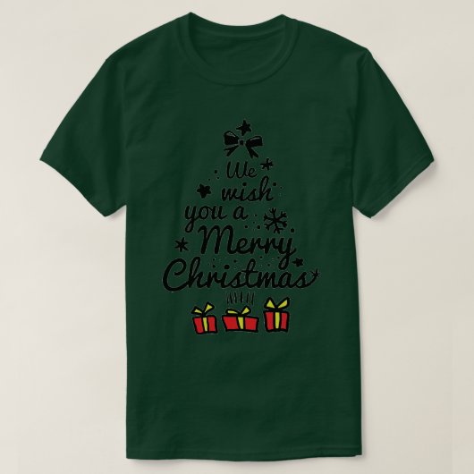 kerstboom t-shirt (Design voorkant)