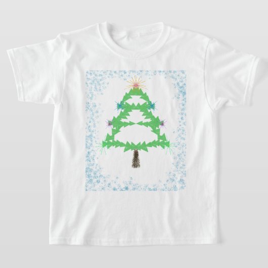 Kerstboom T-shirt (Laagn)