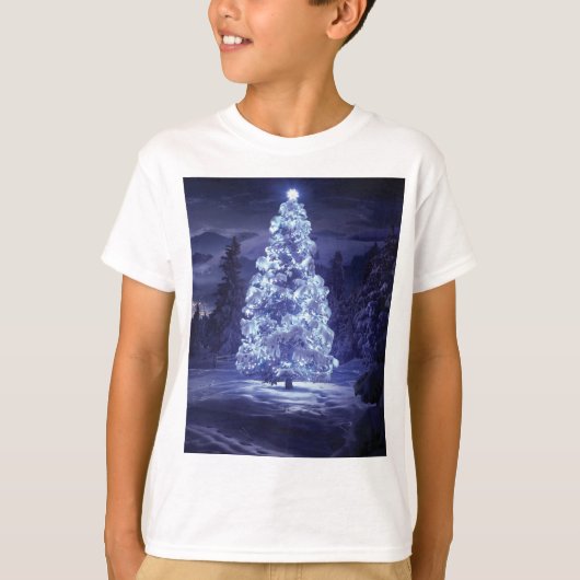 kerstboom t-shirt (Voorkant)