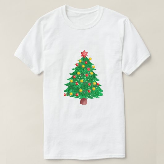 kerstboom t-shirt (Design voorkant)