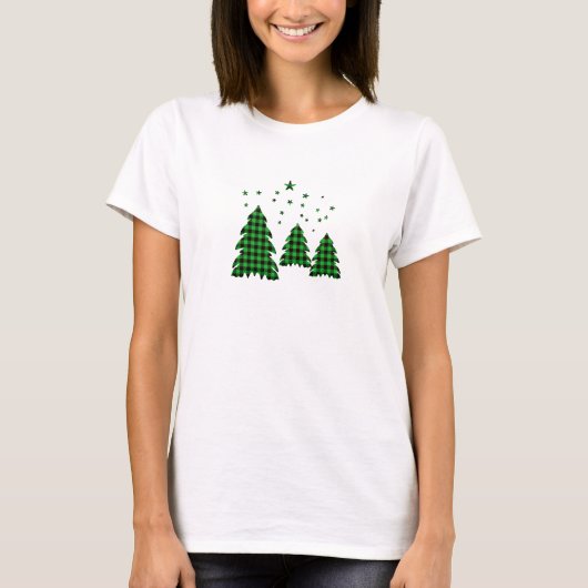 kerstboom t-shirt (Voorkant)