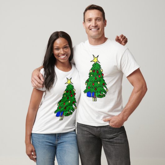 kerstboom t-shirt (Unisex)