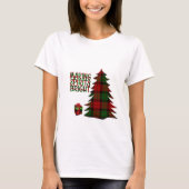 kerstboom t-shirt (Voorkant)