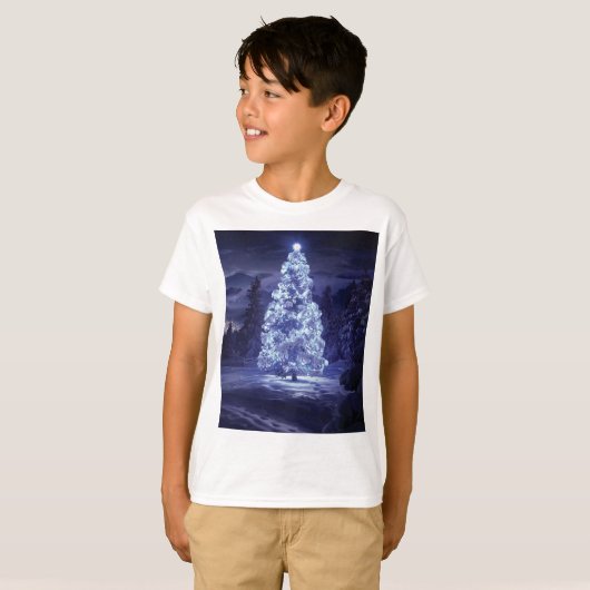 kerstboom t-shirt (Voorkant volledig)