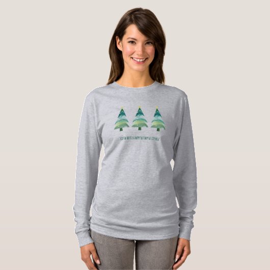 KERSTBOOM T-SHIRT (Voorkant volledig)