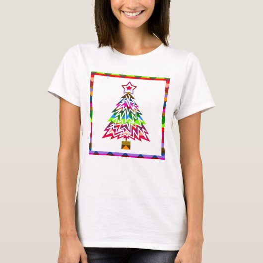 kerstboom t-shirt (Voorkant)
