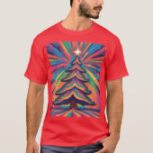 kerstboom t-shirt (Voorkant)