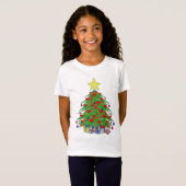 kerstboom t-shirt (Voorkant volledig)