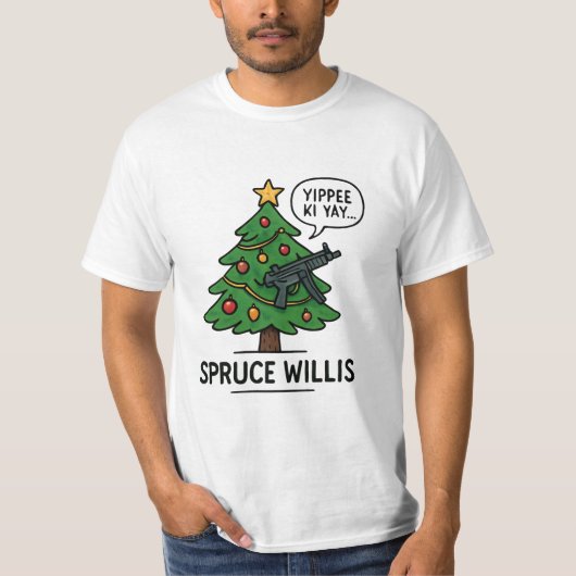 kerstboom t-shirt (Voorkant)