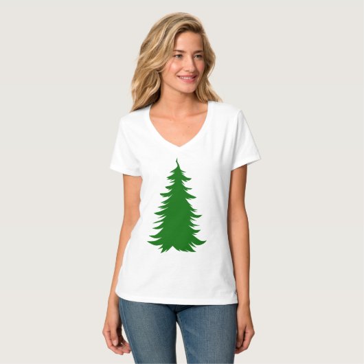 Kerstboom T-shirt (Voorkant volledig)