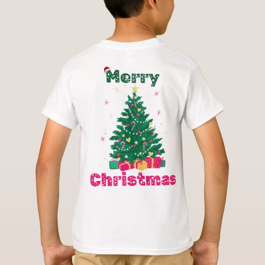 Kerstboom T-shirt (Achterkant)