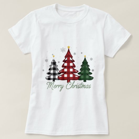 kerstboom t-shirt (Design voorkant)