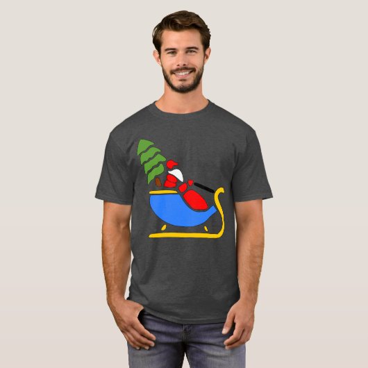kerstboom t-shirt (Voorkant volledig)