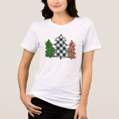 Kerstboom T-shirt - kleurrijke vakantie (Voorkant)