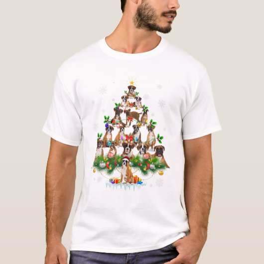Kerstboom T-shirt Ornament Decor (Voorkant)