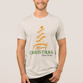 Kerstboom T-shirt 🎅 Premium Bella+Canv