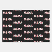 Kerstboom Taart Matching Family Party Mama Inpakpapier Vel (Voorkant)