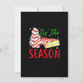 Kerstboom Taarten Debbie-Becky-Jen Little Tis' Kaart (Voorkant)