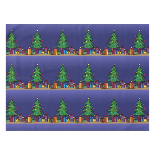 kerstboom tafelkleed (Voorkant (Horizontaal))
