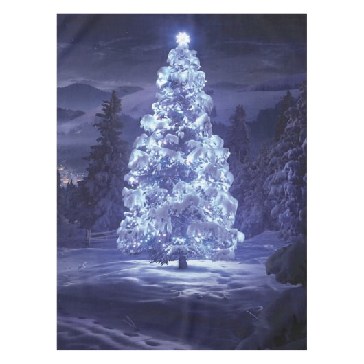 kerstboom tafelkleed (Voorkant)