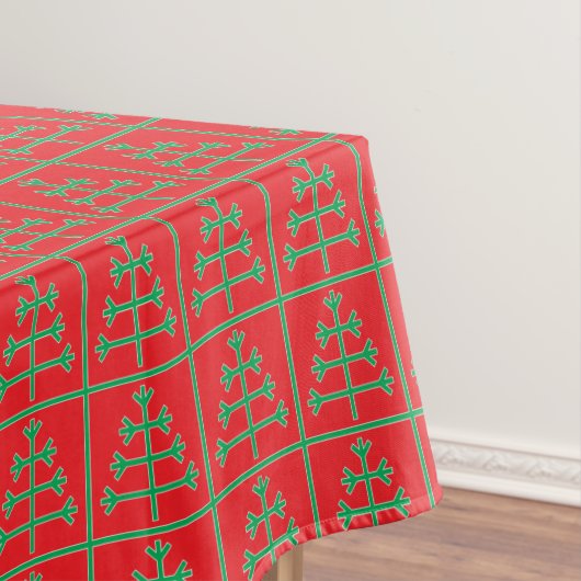 kerstboom tafelkleed (Voorbeeld)