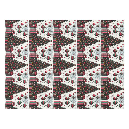 kerstboom tafelkleed (Voorkant (Horizontaal))