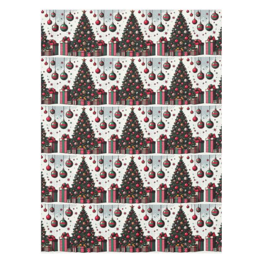 kerstboom tafelkleed (Voorkant)