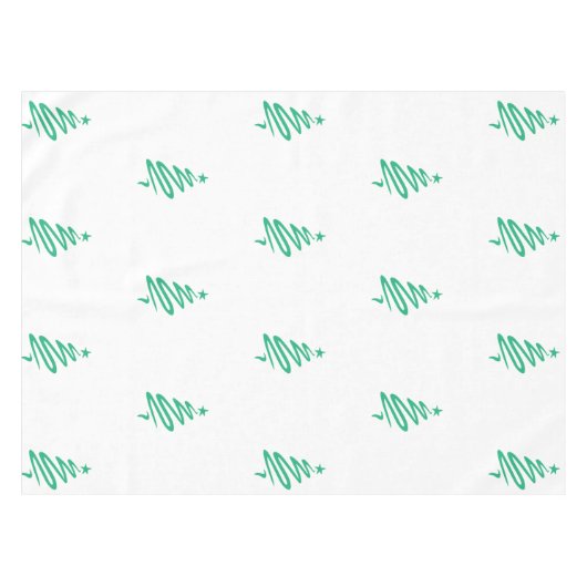 kerstboom tafelkleed (Voorkant (Horizontaal))