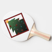 kerstboom tafeltennisbatje (Zijkant)