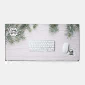Kerstboom takken bureau mat Muismat (Keyboard & Muis)