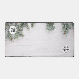 Kerstboom takken bureau mat Muismat