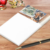 Kerstboom Teckel Sausage Dog Waterverf Post-it® Notes
