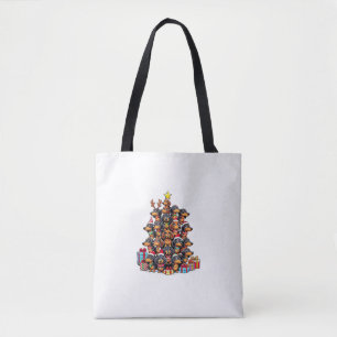Kerstboom Teckel Worst Hond Teckels Tote Bag